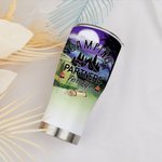 Vaso curvo personalizado Camping Partners for Life Regalo de aniversario de Navidad para la familia 4