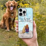Personalised Once By My Side Forever In My Heart Seagull Phone Case Birthday Gift for Dog Lovers