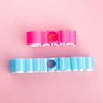 Personalized 3D Printed Name Straw Topper Pink Style Straw Decoration Fits for Stanley Tumbler Set of 2 Party Favors for Doll Fashion Lovers
