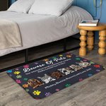 Personlig Beware of Pets Verkligen upphetsad du är här Dörrmatta Present för hundälskare Kattälskare Home Essentials