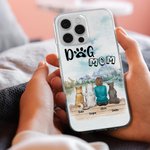 Personalisierte Menschen sind auch Eltern von Hunden Handytasche Weihnachtsgeschenk Geburtstagsgeschenk für Hundeliebhaber