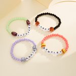 Gepersonaliseerde Sportballen Thema Armband met Naam en Nummer Sport Party Team Gift voor Baseball Voetbal Liefhebbers
