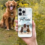 Personalisierte Hunde werden immer mit ihren Besitzern Telefon Fall Weihnachtsgeschenk Geburtstag Geschenk für Hundeliebhaber sein