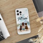 Personalisierte Hunde werden immer mit ihren Besitzern Telefon Fall Weihnachtsgeschenk Geburtstag Geschenk für Hundeliebhaber sein