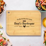 Personlig skärbräda i djurdesign med graverad text Present till matlagningsälskare eller BBQ-älskare