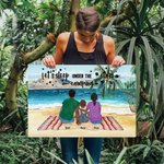Personalizzato Colorful Landscape Camping Frameless Painting Wall Decoration Gift for Family Camping Lover