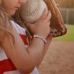 Gepersonaliseerde Sportballen Thema Armband met Naam en Nummer Sport Party Team Gift voor Baseball Voetbal Liefhebbers