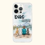 Personalisierte Menschen sind auch Eltern von Hunden Handytasche Weihnachtsgeschenk Geburtstagsgeschenk für Hundeliebhaber