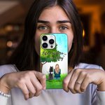 Coque de téléphone personnalisée Life Is Better With Dogs Green Grass Birthday Christmas Gift for Dog Lovers (La vie est plus belle avec les chiens)