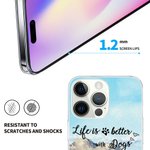 Personlig Life Is Better With Dogs Sea Mountain Phone Case Julebursdagsgave til hundeelskere