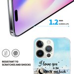 Spersonalizowane etui na telefon I Love You To The Moon And Back Prezent urodzinowy na Boże Narodzenie dla właściciela psa
