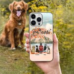 Personalised We Are Together in The Fall Phone Case Christmas Gift Birthday Gift for Dog Lovers