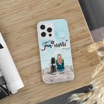 Personalised to Be with Each Other under The Blue Sky Phone Case Christmas Gift Birthday Gift for Dog Lovers