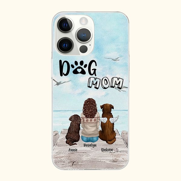 Personalised under the Blue Sky for The Rest of Our Lives Phone Case Christmas Gift Birthday Gift for Dog Lovers