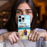 Spersonalizowane etui na telefon I Love You To The Moon And Back Prezent urodzinowy na Boże Narodzenie dla właściciela psa