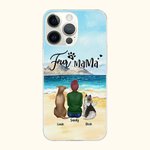 Personalized to Be with Each Other on The Beach Phone Case Gift for Dog Lovers Stable