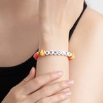 Gepersonaliseerde Sportballen Thema Armband met Naam en Nummer Sport Party Team Gift voor Baseball Voetbal Liefhebbers