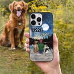 Personalised Speaking of Love under The Full Moon Phone Case Christmas Gift Birthday Gift for Dog Lovers