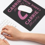 Personalisierte Name Mauspad Monogrammed Mauspad Büro Dekor Schreibtisch Zubehör Geburtstag Geschenk für Mitarbeiter Freund Familie