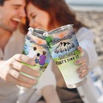Henkilökohtainen Seikkailu on tuolla ulkona Etsitään se 30oz kaareva Tumbler vuosipäivä syntymäpäivä lahja perheelle