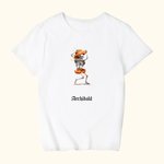 Personalized Pumpkin Skull Design Kid T-shirt with Name Halloween Gift for Kid