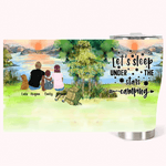 Gobelet courbé personnalisé Let's Sleep Under The Stars Camping Tumbler 30oz Tumbler Anniversary Birthday Gift