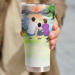 Henkilökohtainen Seikkailu on tuolla ulkona Etsitään se 30oz kaareva Tumbler vuosipäivä syntymäpäivä lahja perheelle