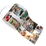 Mug Personnalisé avec 8 Photos Cadeau Anniversaire Fête pour Famille Amis Grands-Parents