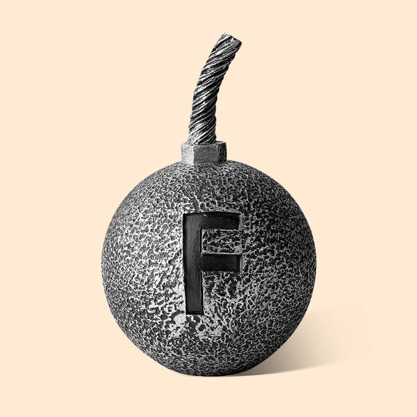 Personalized Vintage Engraved Initial Funny Bomb Paperweight Desk Accessory Home Work Office Decor Gift for Co-Worker Friend
