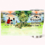 Henkilökohtainen Seikkailu on tuolla ulkona Etsitään se 30oz kaareva Tumbler vuosipäivä syntymäpäivä lahja perheelle