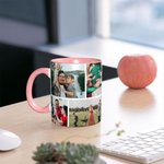 Fotos personalizadas Collage Taza de café de cerámica Cumpleaños Aniversario Regalo para Amigo Familia
