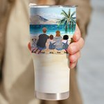 Gobelet courbé 30oz pour la famille et les amoureux du camping.