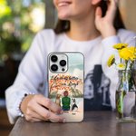 Funda de teléfono personalizada Life Is Better With Dogs con nombres Regalo de cumpleaños para los amantes de los perros