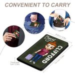 Viaje personalizado es mi terapia Funda portátil para pasaporte con nombre Accesorio de viaje Cumpleaños Regalo de Navidad para amigos Familia