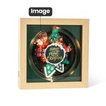 Personalized Believe In The Magic of Christmas Santa Claus Rotating Music Box with Light Christmas Decoration Gift for Kid