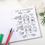 Personalised Children's Wedding Activity Pack Colouring Books with 4 pcs Watercolour Pens Wedding Entertainment Games Favors for Kids