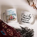 Tasse en céramique blanche avec nom 11oz et 15 oz Cadeau pour les amoureux des chiens