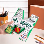 Personlig lärare 3D-bokstav Dekor Klassrumsdekor Skrivbordsdekor Lärare Uppskattningsgåva Lärare Årsslutsgåva