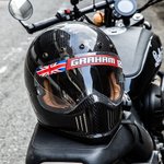 Set di 2 adesivi personalizzati per la visiera del casco da moto con nome, numero, bandiera, logo, regalo per gli appassionati di sport motoristici.