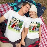 Personalized Making Memories One Campsite Adult T-shirt Kid T-shirt Christmas Birthday Gift Anniversary Gift for Family