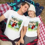 Personalized Let's Go Camping Adult T-shirt Kid T-shirt Christmas Birthday Anniversary Gift for Family