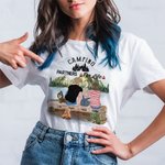 Gepersonaliseerd Camping Partners For Life T-shirt voor volwassenen en kinderen Verjaardag Verjaardagscadeau voor familie