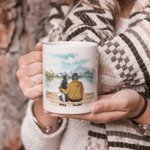 Gepersonaliseerde Life Is Better with a Dog/Dogs Wit en Kleur Binnenkant Keramische Mok met Naam 11oz en 15 oz Geschenk voor Hondenliefhebbers