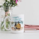 Gepersonaliseerde Life Is Better with a Dog/Dogs Wit en Kleur Binnenkant Keramische Mok met Naam 11oz en 15 oz Geschenk voor Hondenliefhebbers