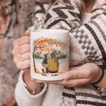 Spersonalizowany kubek ceramiczny z imieniem Pies Mama Tata Biały i kolorowy kubek ceramiczny z imieniem 11 uncji i 15 uncji Prezent urodzinowy dla miłośników psów
