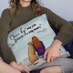 Personalized My Dog Forever In My Heart Throw Pillow Cover Birthday Christmas Gift for Dog Owners