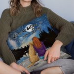 Funda de almohada personalizada Life Is Better With A Dog (La vida es mejor con un perro) Regalo de cumpleaños y Navidad para los amantes de los perro 4
