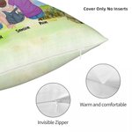 Personalizzato Famiglia Throw Pillow Cover Sunrise Dormiamo sotto le stelle Campeggio regalo di compleanno regalo di San Valentino per il soggiorno
