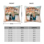 Funda de almohada personalizada Life Is Better With A Dog (La vida es mejor con un perro) Regalo de cumpleaños y Navidad para los amantes de los perro 6