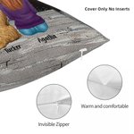 Funda de almohada personalizada Life Is Better With A Dog (La vida es mejor con un perro) Regalo de cumpleaños y Navidad para los amantes de los perro 7